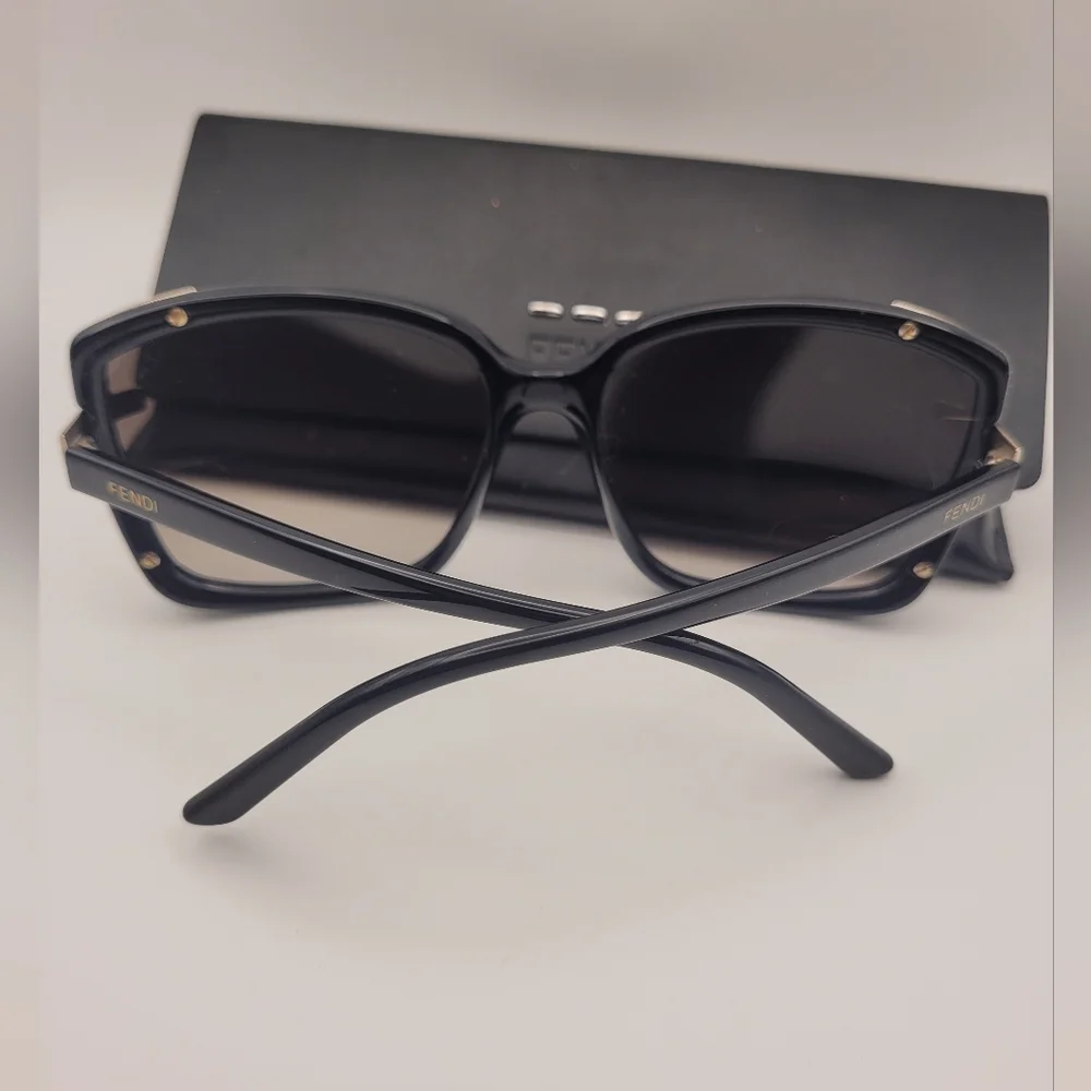 Fendi F Women's Black Sunglasses